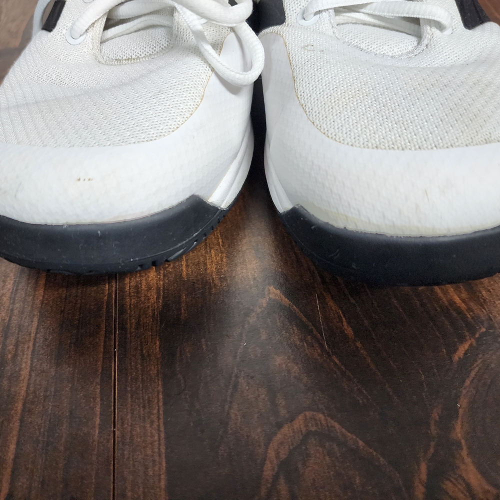 Adidas Men's White and Black Sneakers - Picture 3 of 5